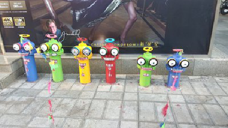 桐柏商业区彩绘