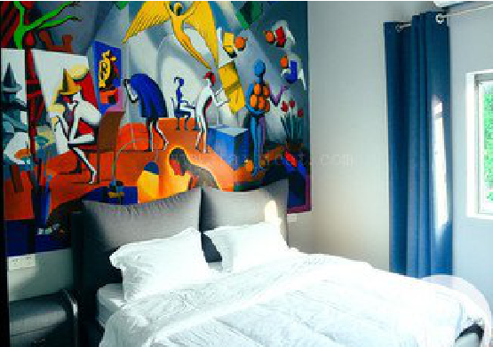 桐柏对于酒店的墙体彩绘而言更注重哪些方面?