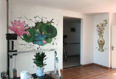 桐柏墙体彩绘相比墙纸的优势。